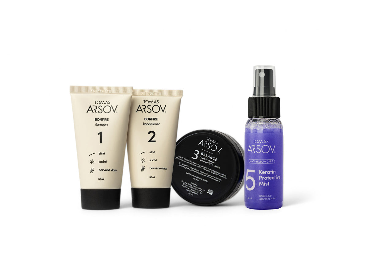 BONFIRE Travel set with keratin protective mist
