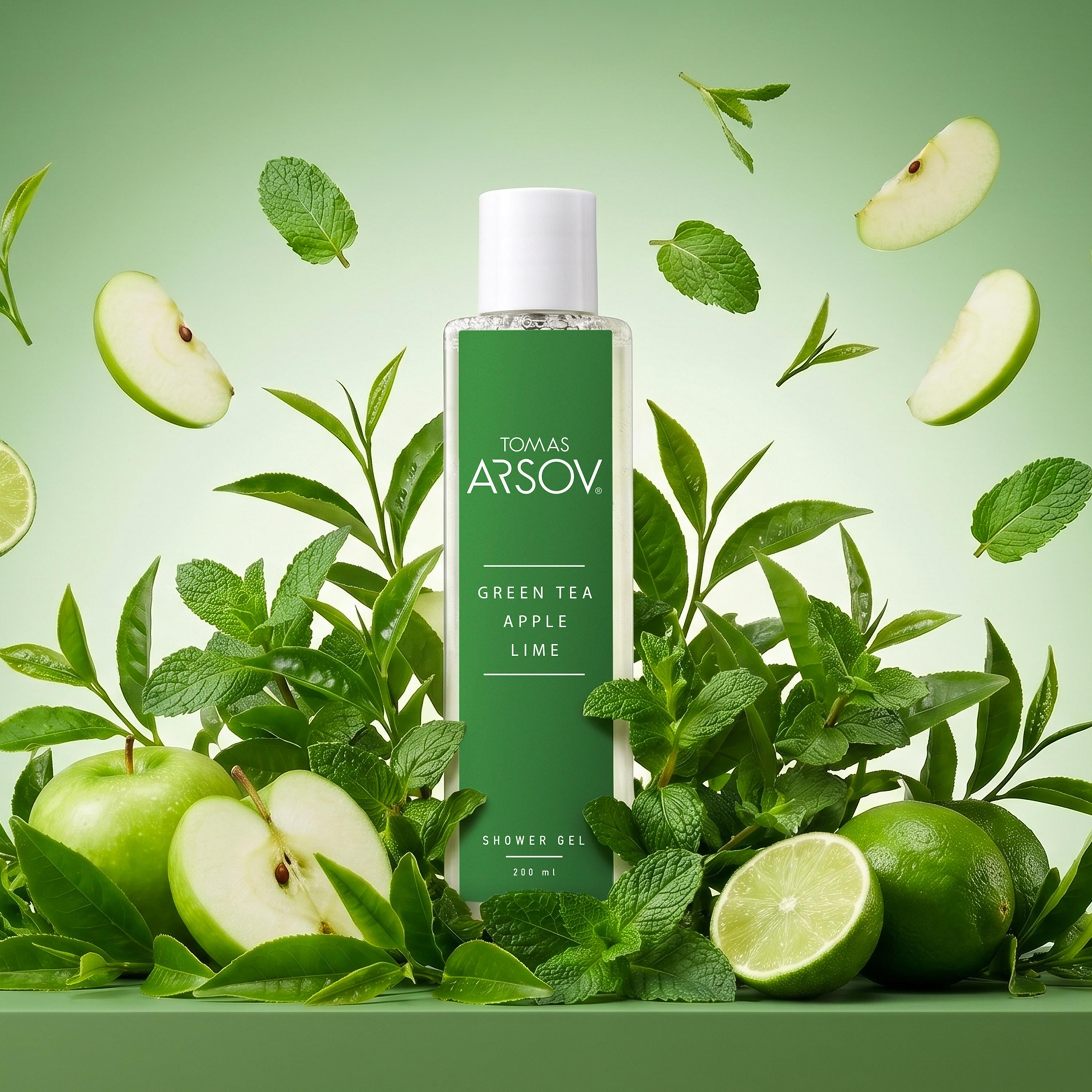 GREEN TEA APPLE LIME Душ гел