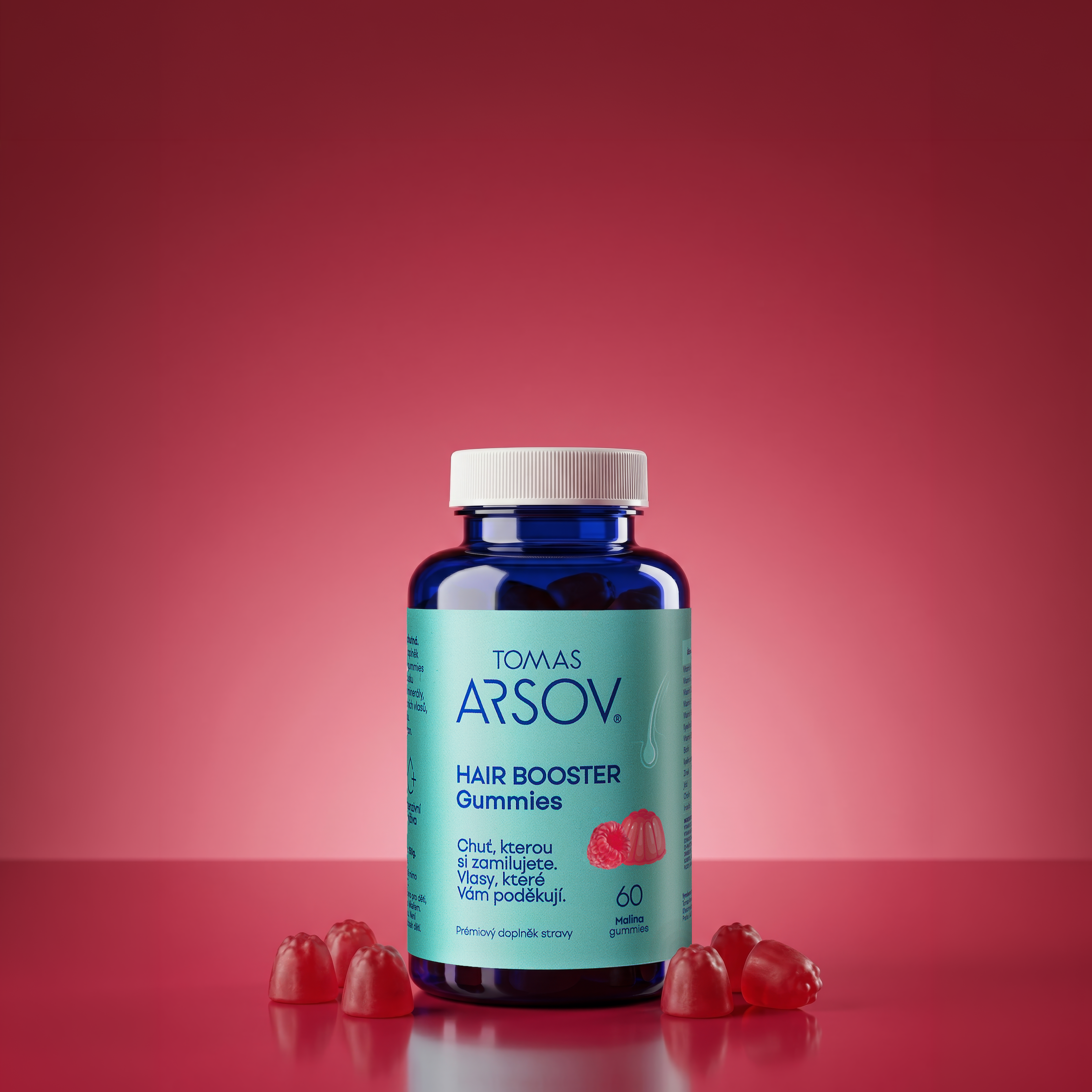 HAIR BOOSTER Gummies Raspberry